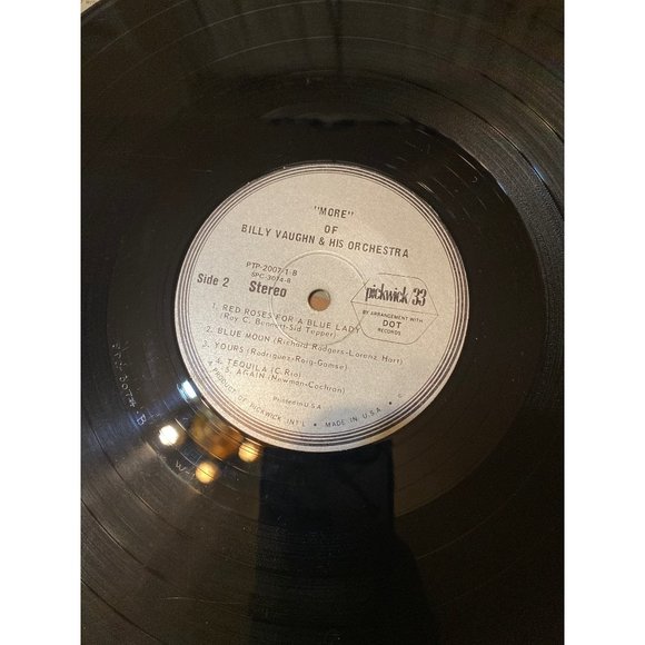 Vintage Billy Vaugh The satin touch 2 record set vinyl record - Picture 4 of 5